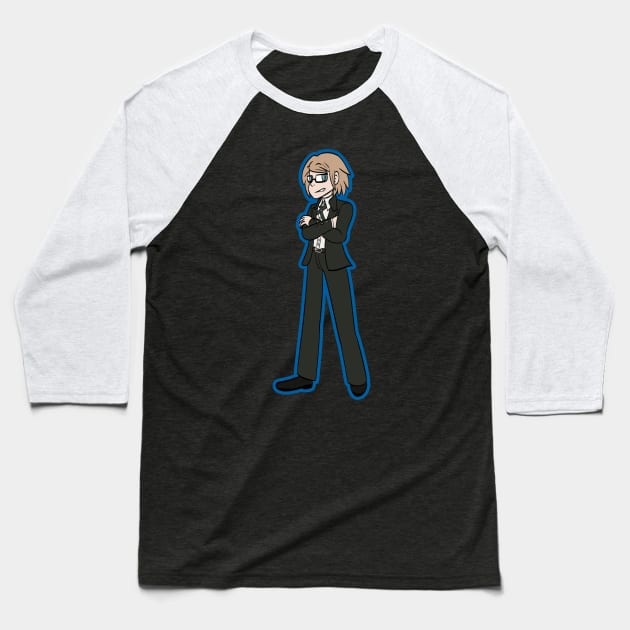 The Esteemed Shirt of Byakuya Togami Baseball T-Shirt by Bexy164